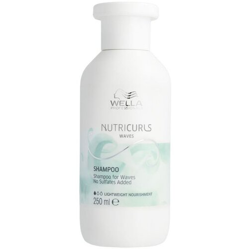 Wella &amp;Scaron;amponi Nutricurls Shampoo - Lockiges und Welliges Haar 250 ml Slike