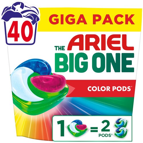 PROCTER AND GAMBLE Ariel THE BIG ONE Color kapsule 40kom Slike