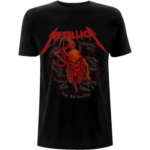 Metallica Košulja Skull Screaming Red 72 Seasons Black 2XL