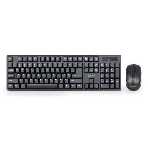 Gembird Tastatura + mi&amp;scaron; wireless KBS-W-01 USA layout Slike