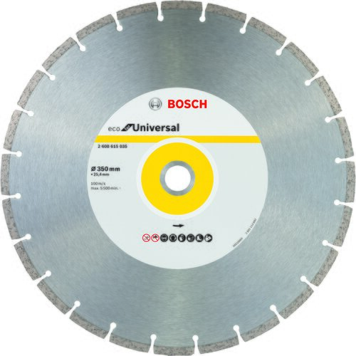 Bosch Dijamantska rezna ploča ECO For Universal 2608615035, 350x25.4x3.2x8 Cene