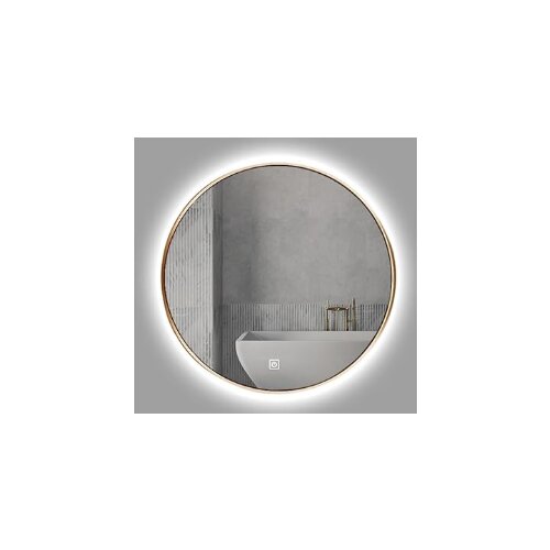 Ceramica lux ogledalo alu-ram fi70, gold, touch-dimer pozadinski- CL31 300028 Slike