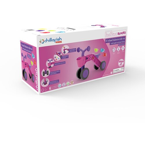 Chillafish Balans guralica ItsiBitsi Blocks Fuchsia Cene