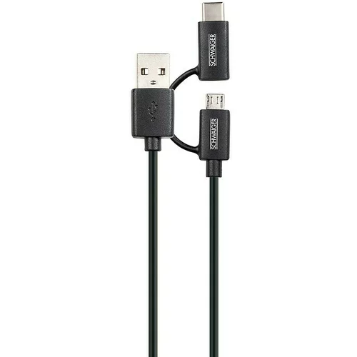 SCHWAIGER USB kabelski adapter (1 m)