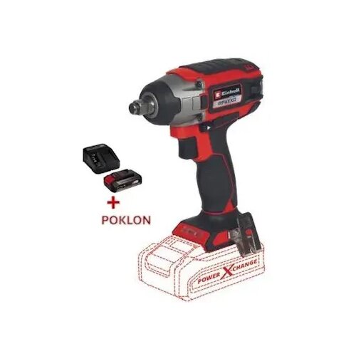 Einhell PROFESSIONAL udarni odvijač IMPAXXO 18/230 4510080 + POKLON starter kit Power X-Change 18V 2.5Ah 4512097 Slike