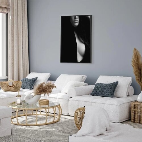  Slika - Sensual Elegance (1 Part) Vertical 40x60 U crnom drvenom okviru Slike