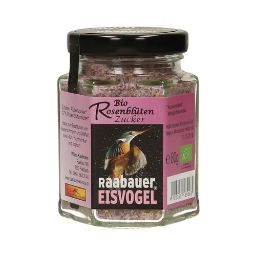 Raabauer Eisvogel BIO sladkor s cvetovi vrtnice - 80 g Cene