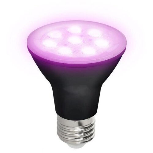  LED sijalica za uzgoj biljaka PLANTY E27/7W/230V 1200K crna Cene