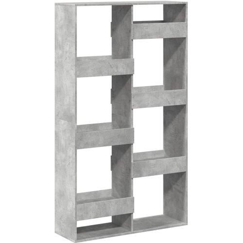  Regal za knjige boja betona 100x33x175 cm konstruirano drvo Slike