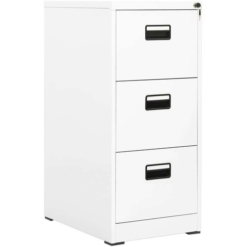 vidaXL arhivska omarica bela 46x62x102,5 cm jeklo Cene