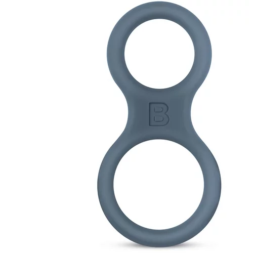 Boners Silicone Cock Ring And Ball Stretcher - Grey