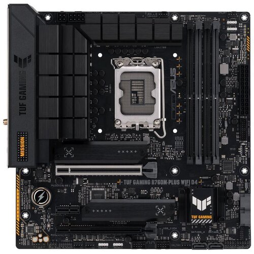 Asus TUF GAMING B760M-BTF WFD4 LGA 1700,0 4x DDR4, 3x M.2 1x DP, 1x HDMI, WI-FI, 10x USB, mATX Cijene