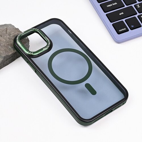  torbica magsafe trendy za iphone 12 6.1 zelena Cene