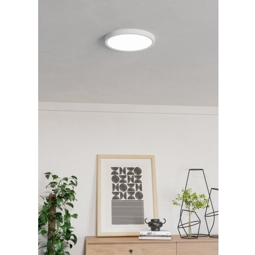 Eglo 901377 - LED RGBW prigu&amp;scaron;iva stropna svetiljka FUEVA-Z LED/14,3W/230V 27,8cm IP44 bela Slike