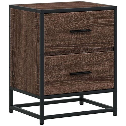 VidaXL Noćni ormarići 2 kom boja hrasta 40x31x50 cm konstruirano drvo Slike