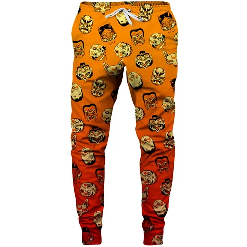 Aloha From Deer Unisex's Kabuki Mask Burning Sweatpants SWPN-PC AFD924