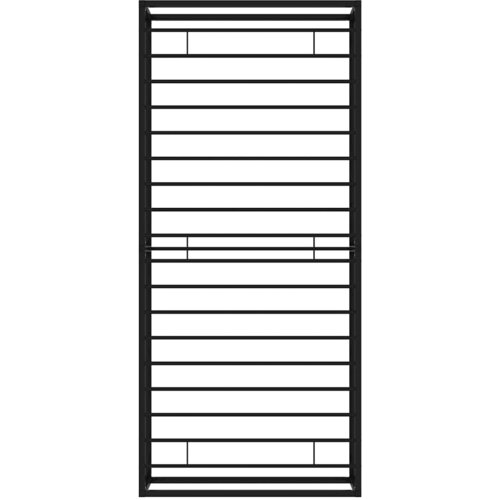  Okvir za krevet crni metalni 90 x 200 cm Slike