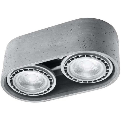  Sollux SL.0882 - Plafonsko svetlo BASIC AR111 2xGU10/40W/230V beton Cene