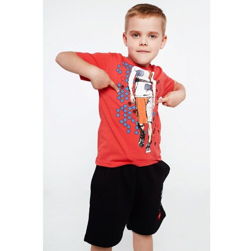 Fasardi Boys' red t-shirt with an application Cene