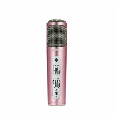 Remax K02 Microphone bluetooth pink mikrofon Slike