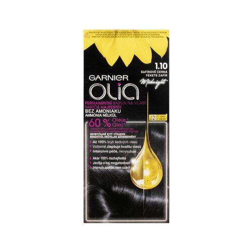 Garnier olia oljna trajna barva za lase 50 g odtenek 1,10 Black Sapphire Cene