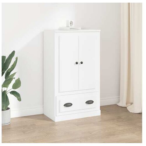  Visoka komoda bijela 60 x 35 5 x 103 5 cm od konstruiranog drva Cene