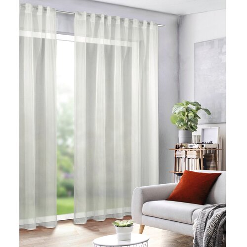 Sehlbach Prosojna zavesa iz tančice v naravni barvi 135x245 cm Uni &amp;ndash; Slike
