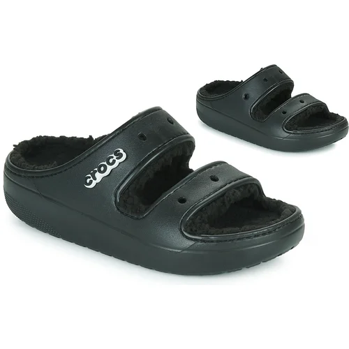 Crocs classic cozzy sandal crna