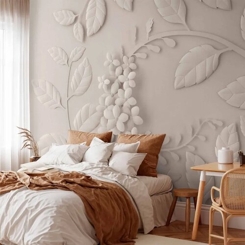  Foto tapeta - Paper Flowers (Cream) 147x105 Slike