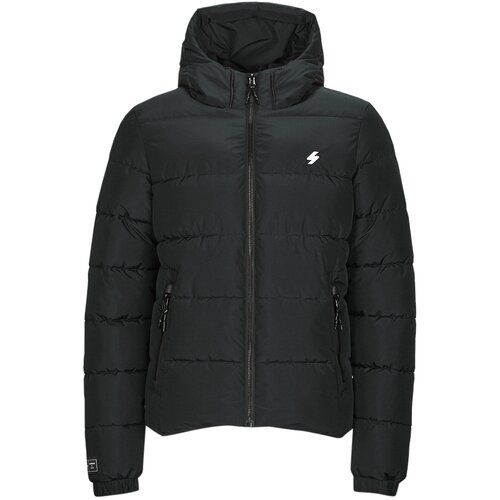 Superdry HOODED SPORTS PUFFR JACKET Crna Slike