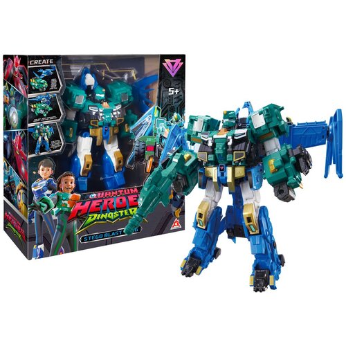 Dinoster transformable robot - Stego Blast Wing Cene