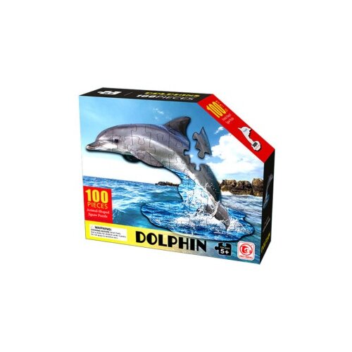 Puzzle U Obliku Životinje - Delfin 100 Delova ( 1039680 ) Slike