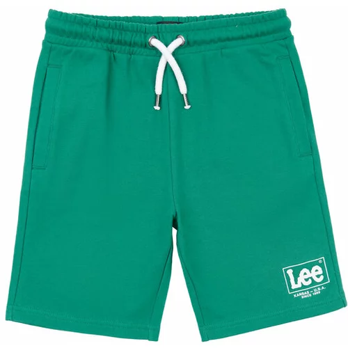 Lee Športne kratke hlače Supercharged 0131 Zelena Regular Fit