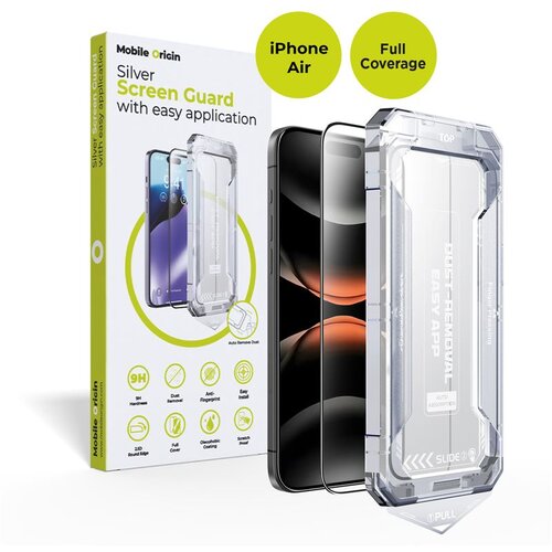 forcell PEL&Iacute;CULA DE VIDRO MOBILE ORIGIN PARA IPHONE AIR - F&Aacute;CIL APLICA&Ccedil;&Atilde;O - COBERTURA TOTAL, (5000261224) Cene