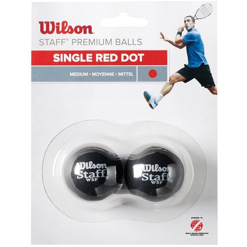 Wilson staff squash red dot 2 pack ball wrt617700 Cijene
