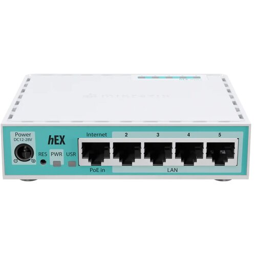 MikroTik E50UG hEX ruter sa 5 x Gigabit LAN / WAN portova 10/100/1000Mb/s + USB (Storage), ARM 64bit Cene
