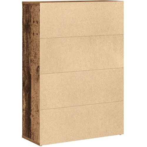 vidaXL Knjižna omara starinski les 60x24x85 cm inženirski les Cene