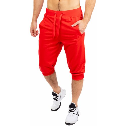 Glano Men's three-quarter pants - red Cene