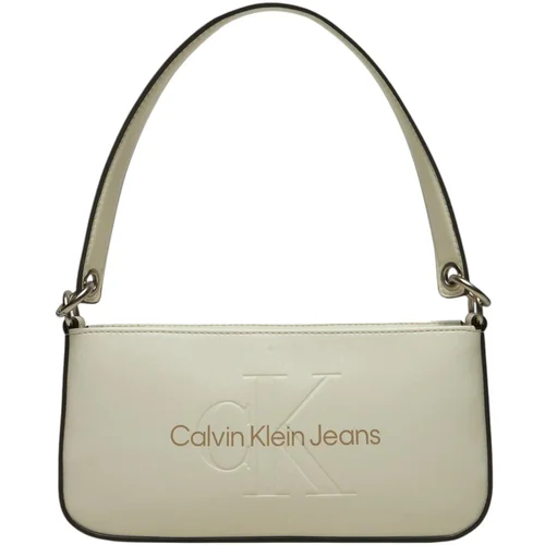 Calvin Klein Jeans Torbe SCULPTED SHOULDER POUCH25 MONO K60K610679 Bela