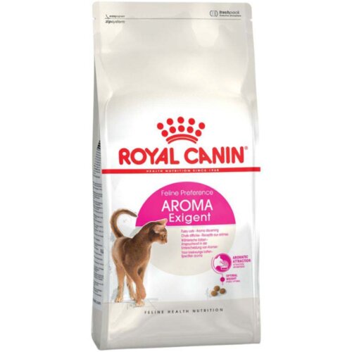 Royal Canin EXIGENT AROMATIC ATRACTION – kompletan obrok za mačke sa slabim apetitom, formula sa specifičnim profilom aroma 400g Slike