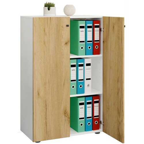 MID.YOU Arhivska Omara Lona Xl, Bela, Barva Hrasta Cene