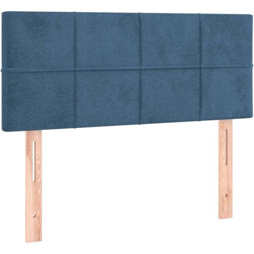  Uzglavlje tamnoplavi 90x5x78/88 cm bar&amp;scaron;unasti Slike