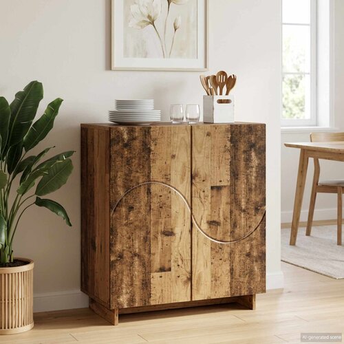  Komoda Staro drvo 67 x 34,5 x 75 cm Konstruirano drvo Slike