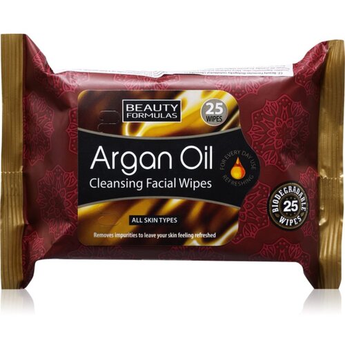 Beauty Formulas Argan Oil vlažne maramice za čišćenje 25 kom Cijene