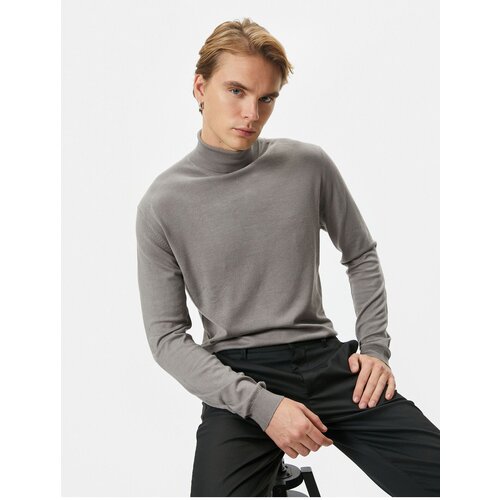 Koton Turtleneck Sweater Knitwear Basic Long Sleeve Viscose Blended Slike