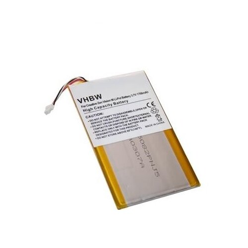 VHBW baterija za creative labs zen vision m / video, 1700 mah Slike