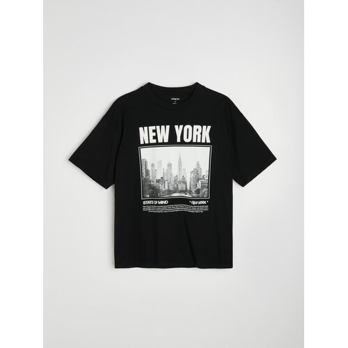 Sinsay Pamučna dvodijelna pidžama s motivom NYC Slike