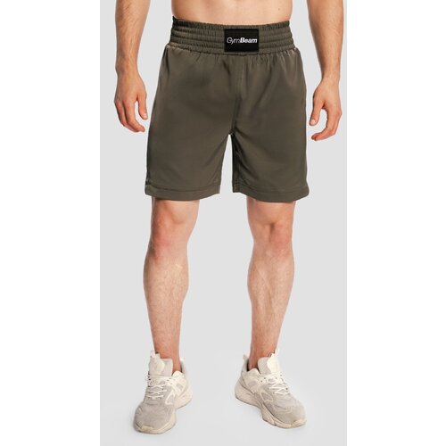 GymBeam Šorc Combat Boxing Olive Grey Cene