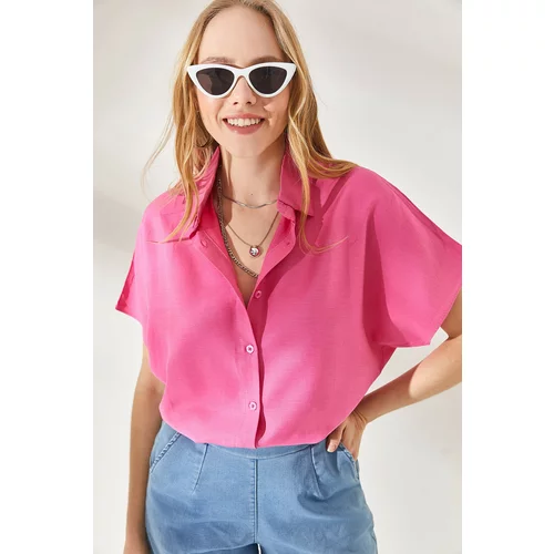 Olalook Shirt - Pink - Oversize
