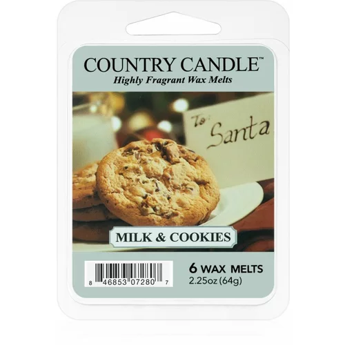 Country Candle Milk & Cookies vosak za aroma lampu 64 g
